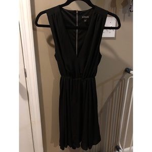 Express Cutout Back Black Dress